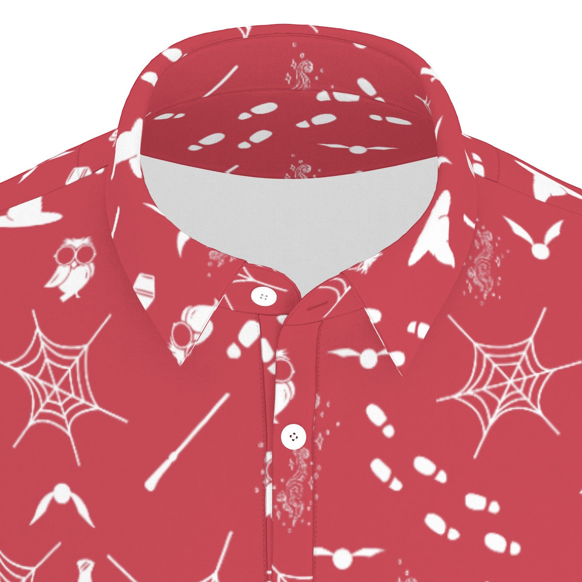 Red Wizard Men's Stretch Collar Polo Shirt