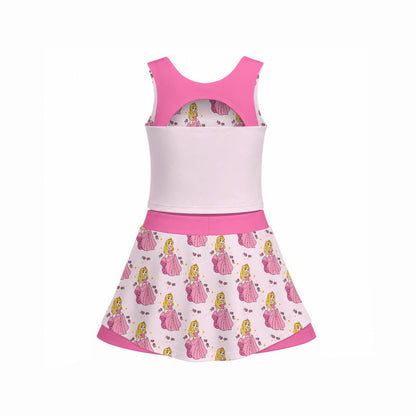 The Sleeping Princess Women's Sports Tank & Skort Set