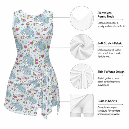 Cindy Girls Sports Romper
