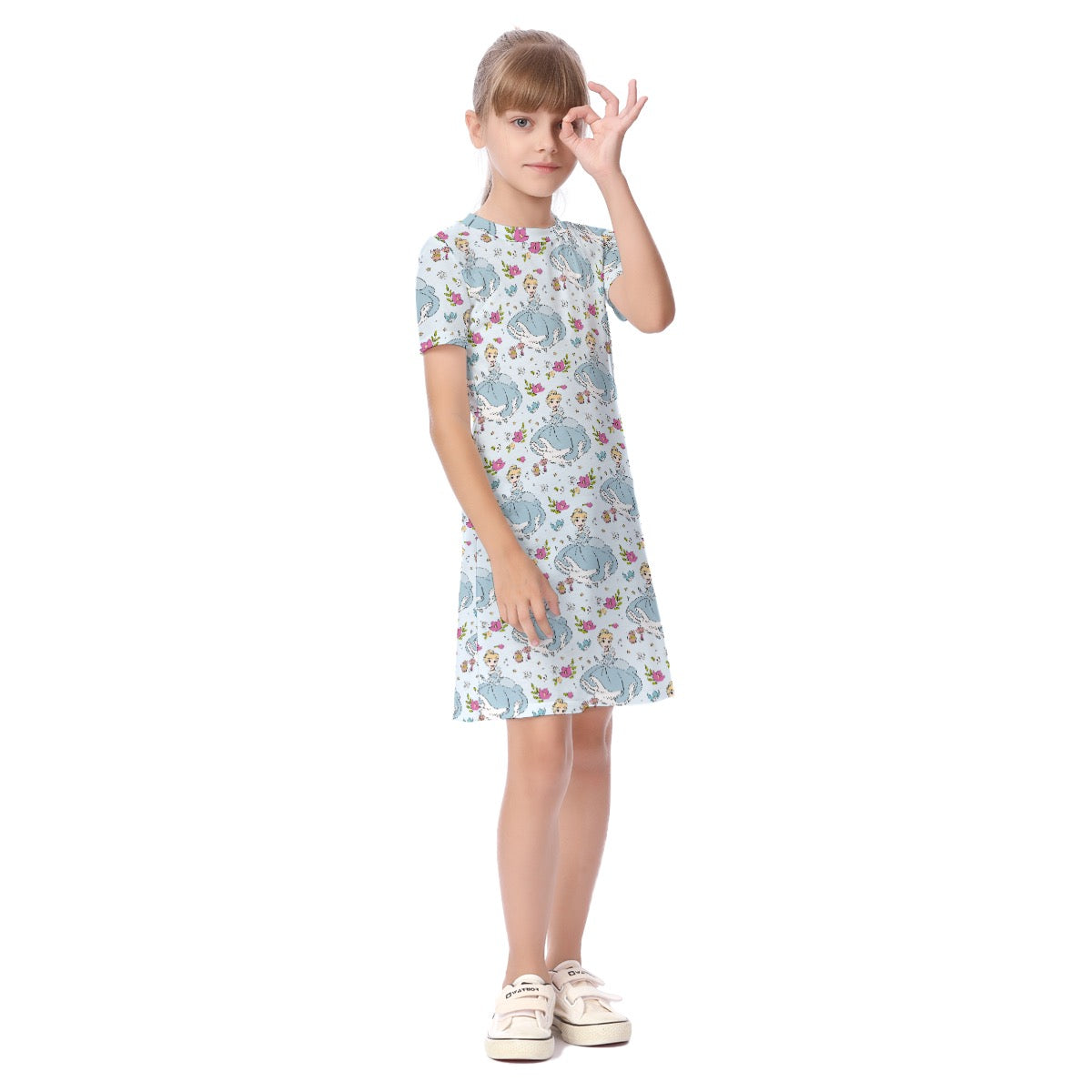 Cindy Kid's Short Sleeve Dress
