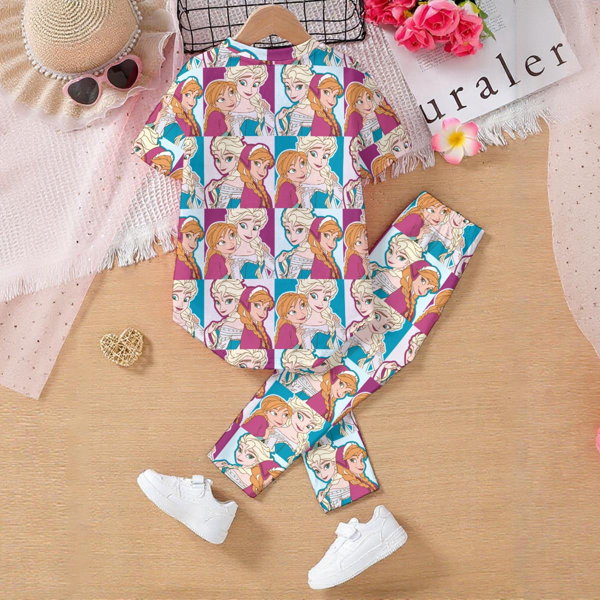 Sisters Kids' Casual Top and Pants Set