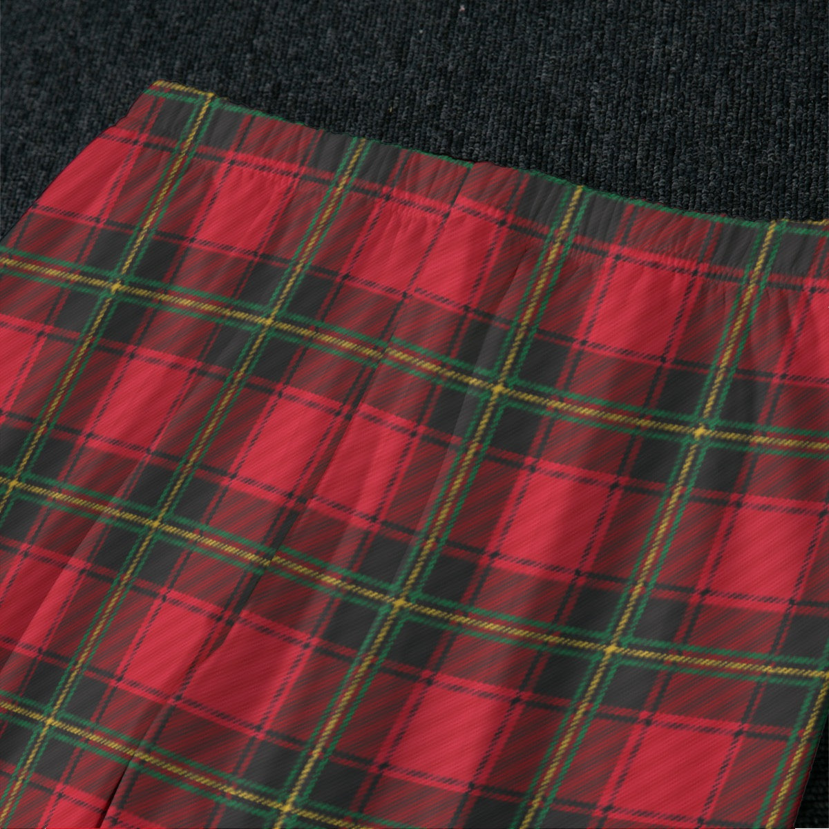 Classic Christmas Plaid Women's Raglan Sleeve Pajamas
