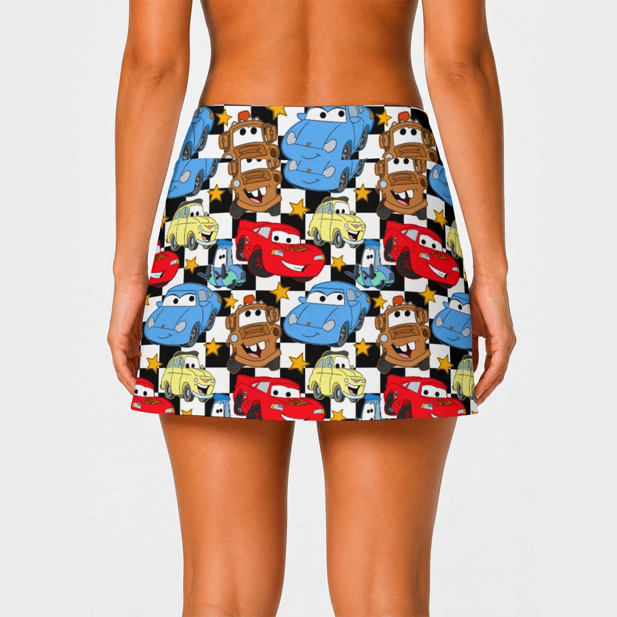Checkered Flag Women's High-Stretch A-Line Skort