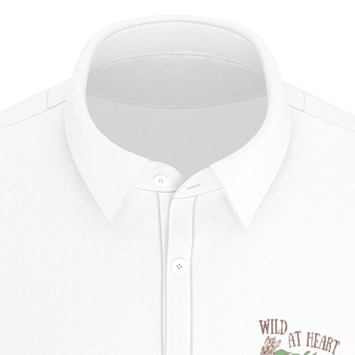 Wild at Heart Safari Men's Stretch Collar Polo Shirt