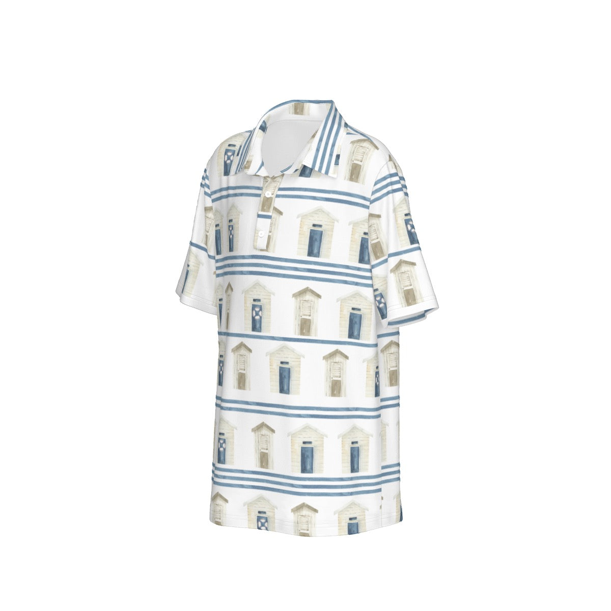 Striped Beach Houses Boy’s Polo Collar Jersey |210GSM