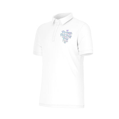 Dreams Do Come True Men's Stretch Collar Polo Shirt