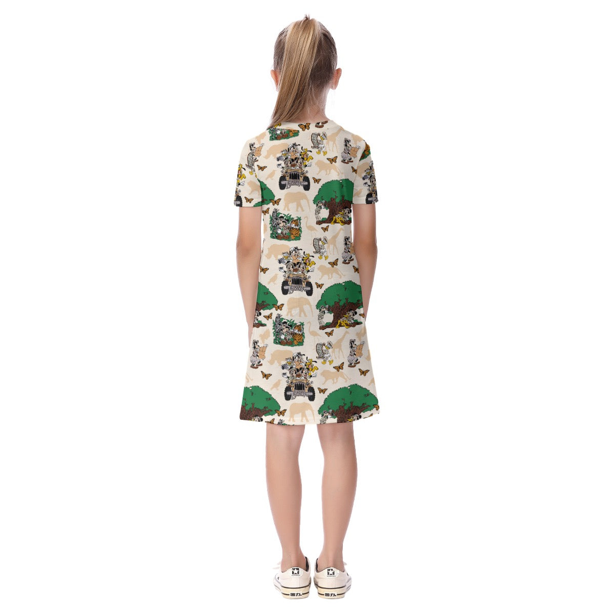 Safari Friends Kid's Short Sleeve Dress