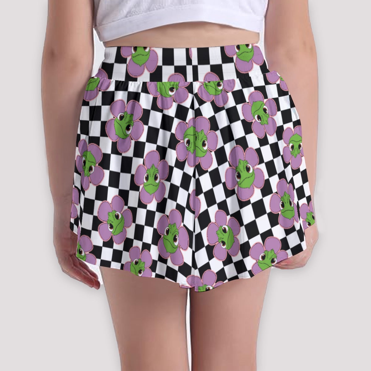Flower Chameleon Girls' Sports Culottes