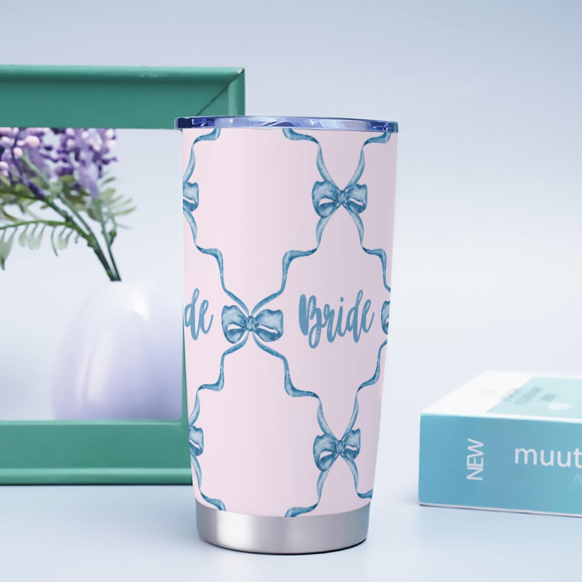 Bow Trellis Bride [pink] Tumbler 20oz