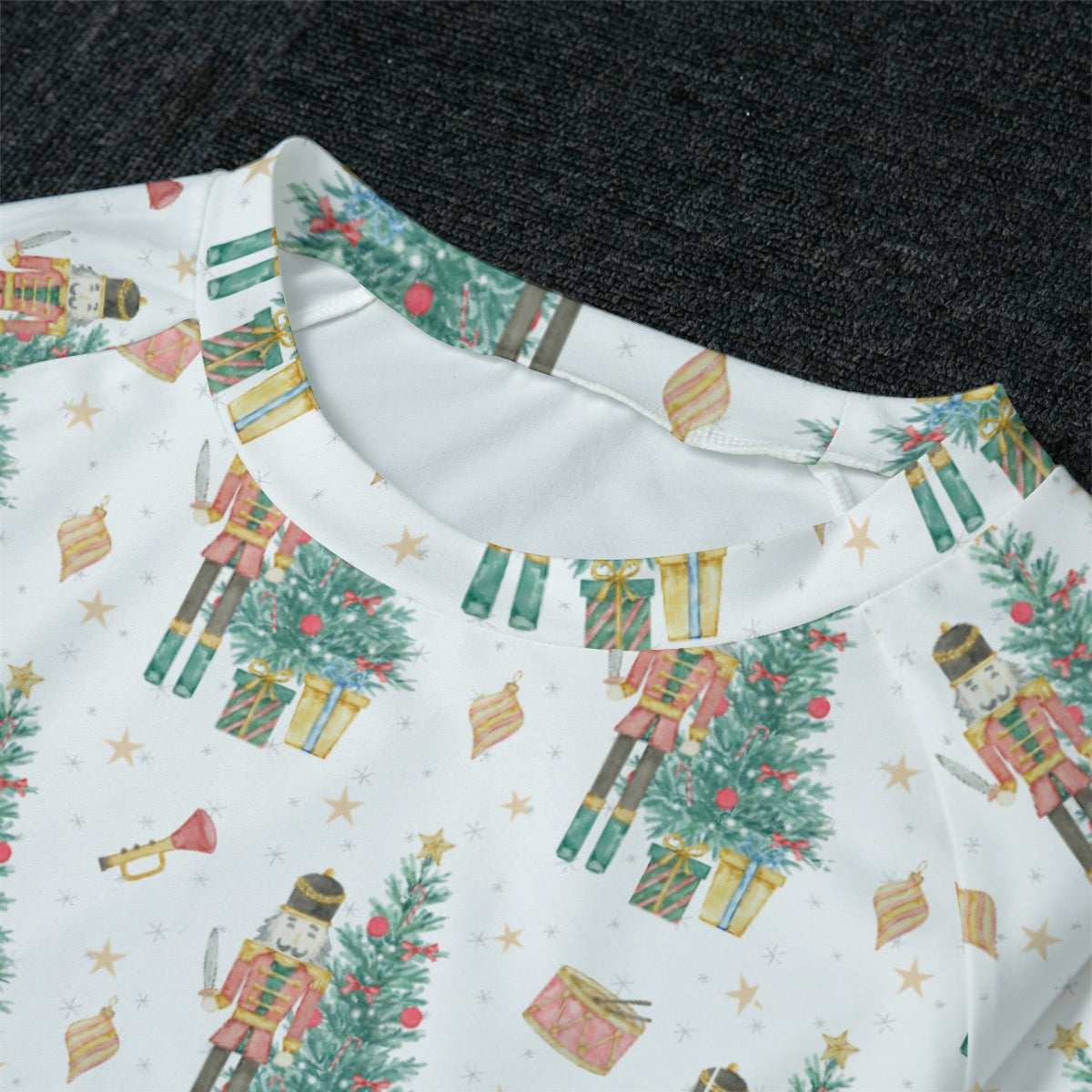 Christmas Tree Nutcracker Women's Raglan Sleeve Pajamas