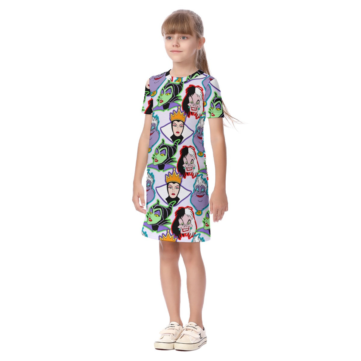 Evil Villains Kid's Short Sleeve Dress