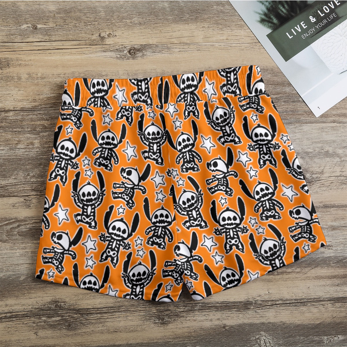 Alien Skeleton Women's Casual Shorts