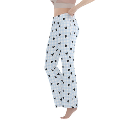 Light Blue Women's Flare Yoga Pants