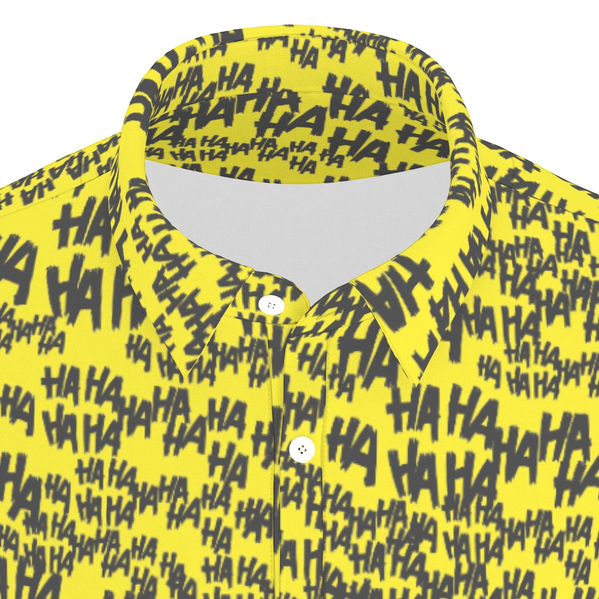 HAHAHA Men's Stretch Collar Polo Shirt