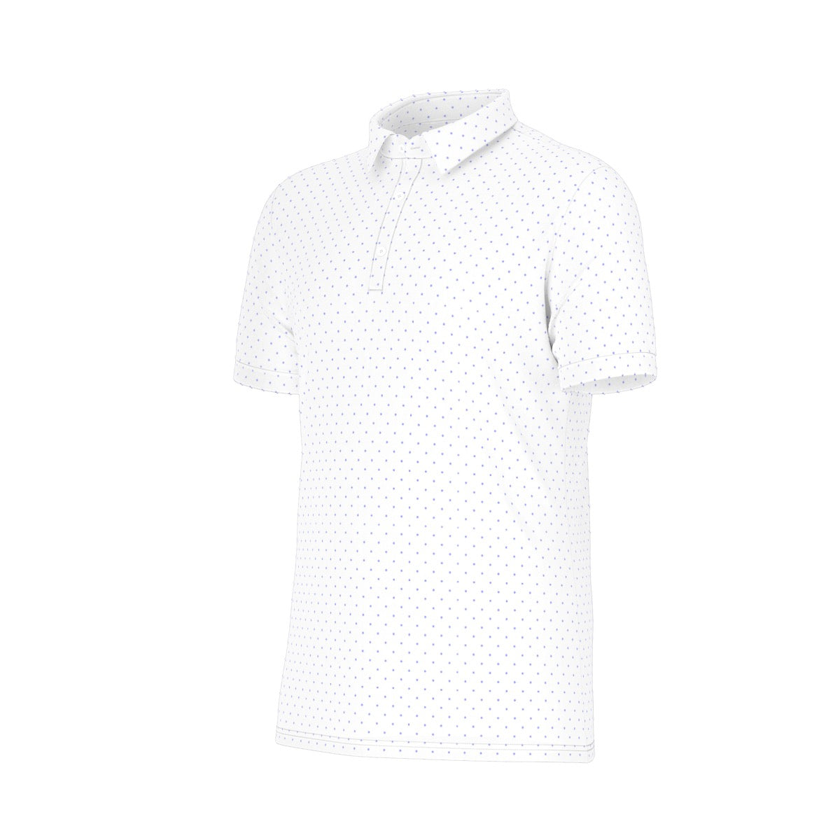 Charlotte Dot Men's Stretch Collar Polo Shirt