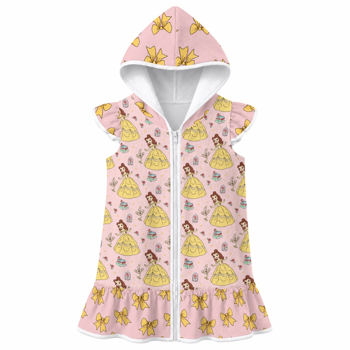 The Beautiful Princess Girls' Hooded Beach Cover-Up
