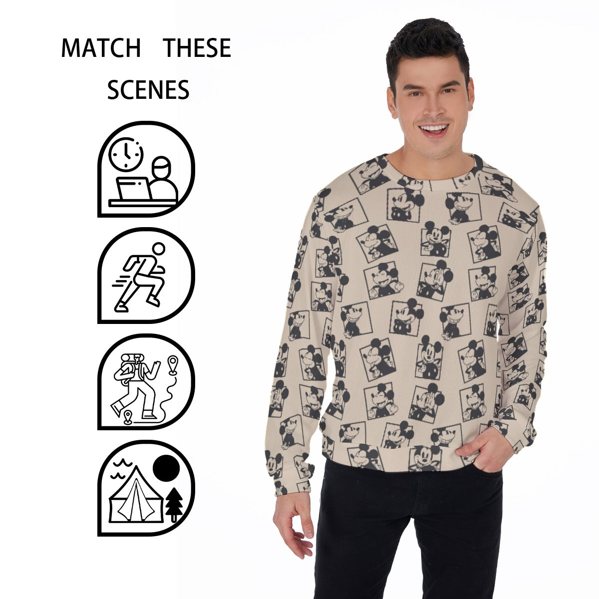 Vintage MM Squares Men's Sweater