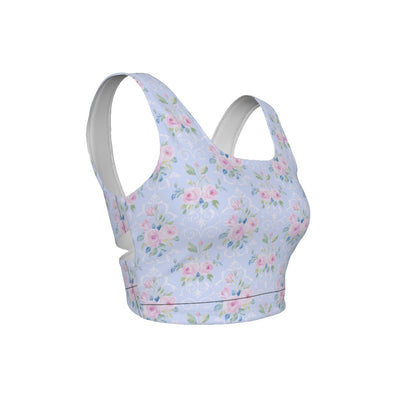 Rose Women's Back Cross Sports Bra