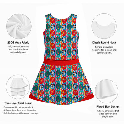 Christmas Icons Women's Sports Tank & Skort Set