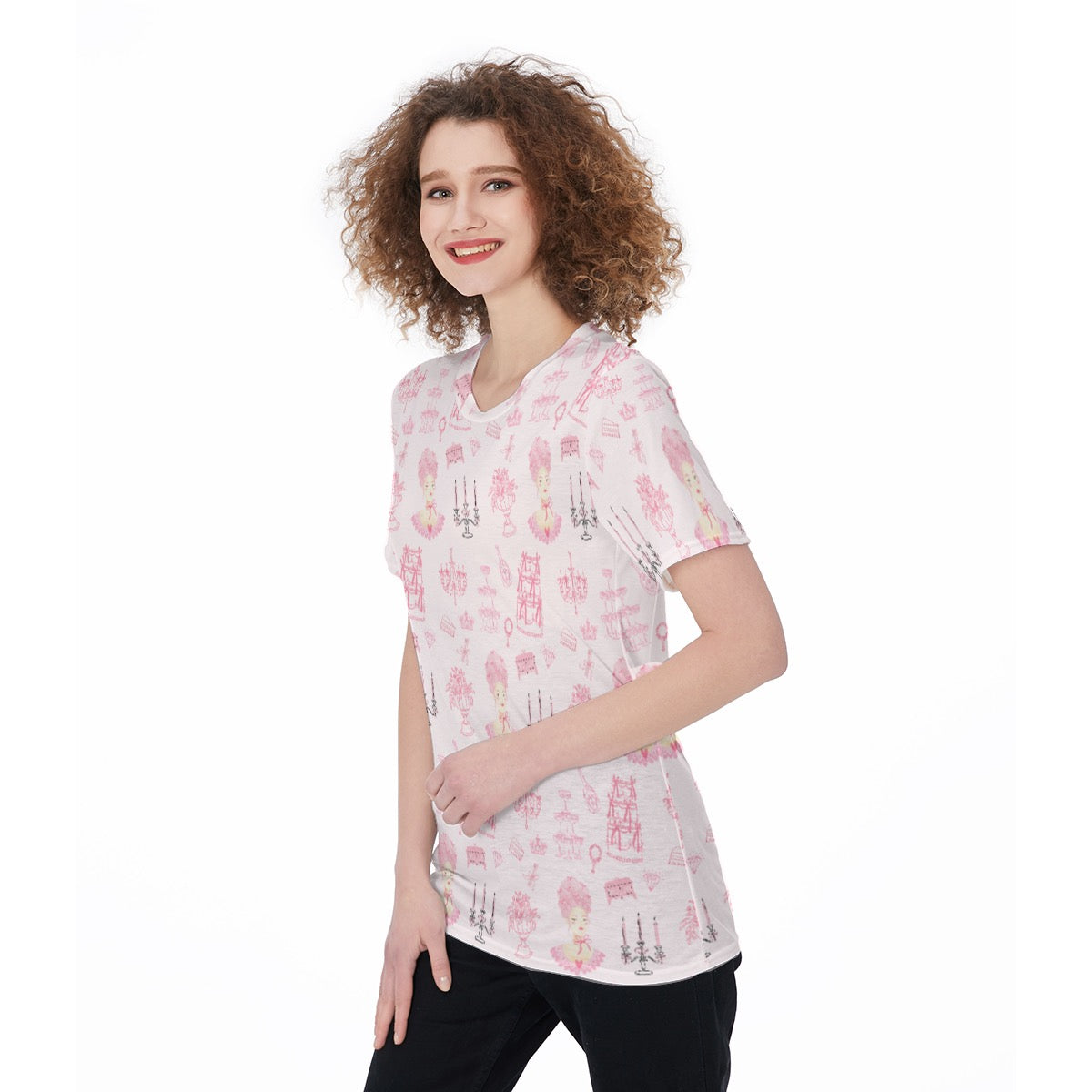 Let Them Eat Cake Women's O-Neck T-Shirt|180 GSM Jersey
