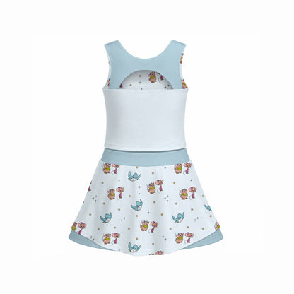 Cindy & Friends Girl's Sports Tank & Skort Set