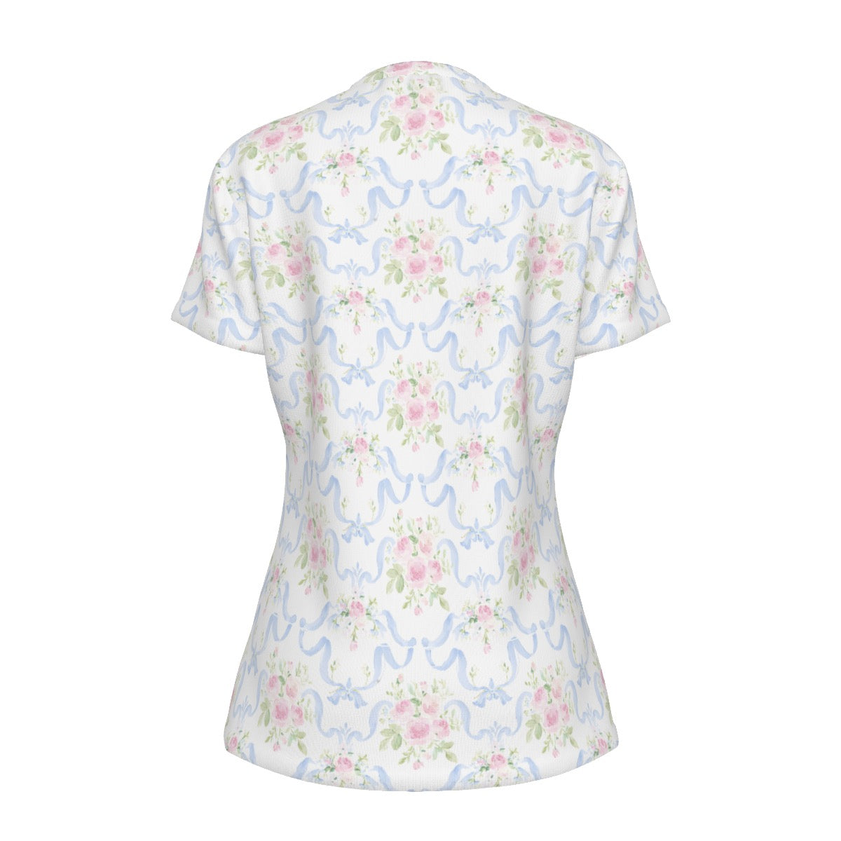Grandmillenial Ribbon Women's Round T-Shirt