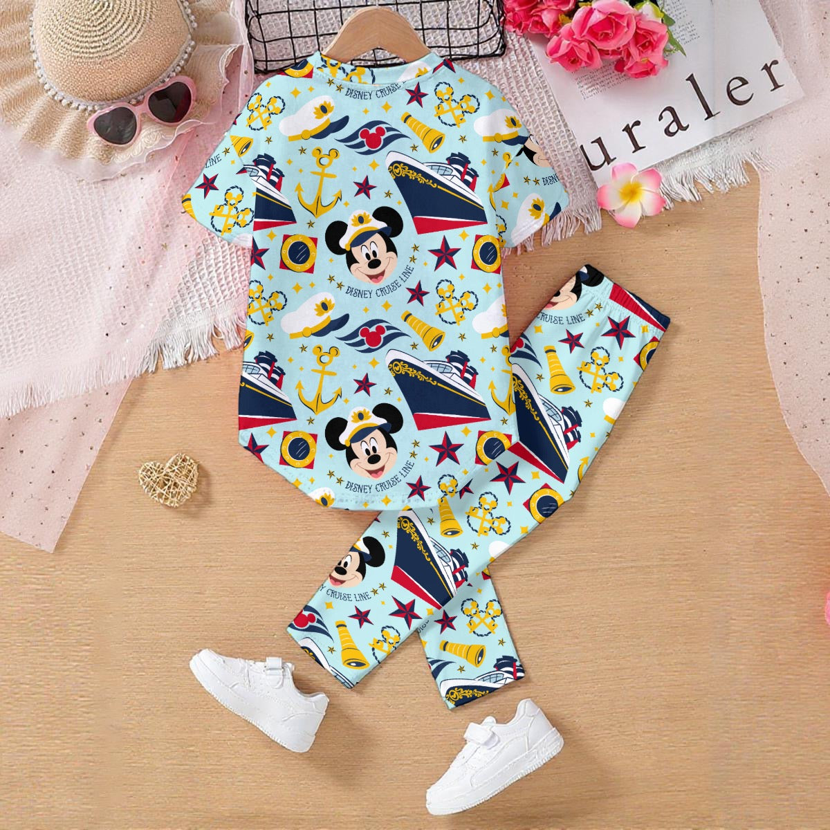 Aqua DCL Kids' Casual Top and Pants Set