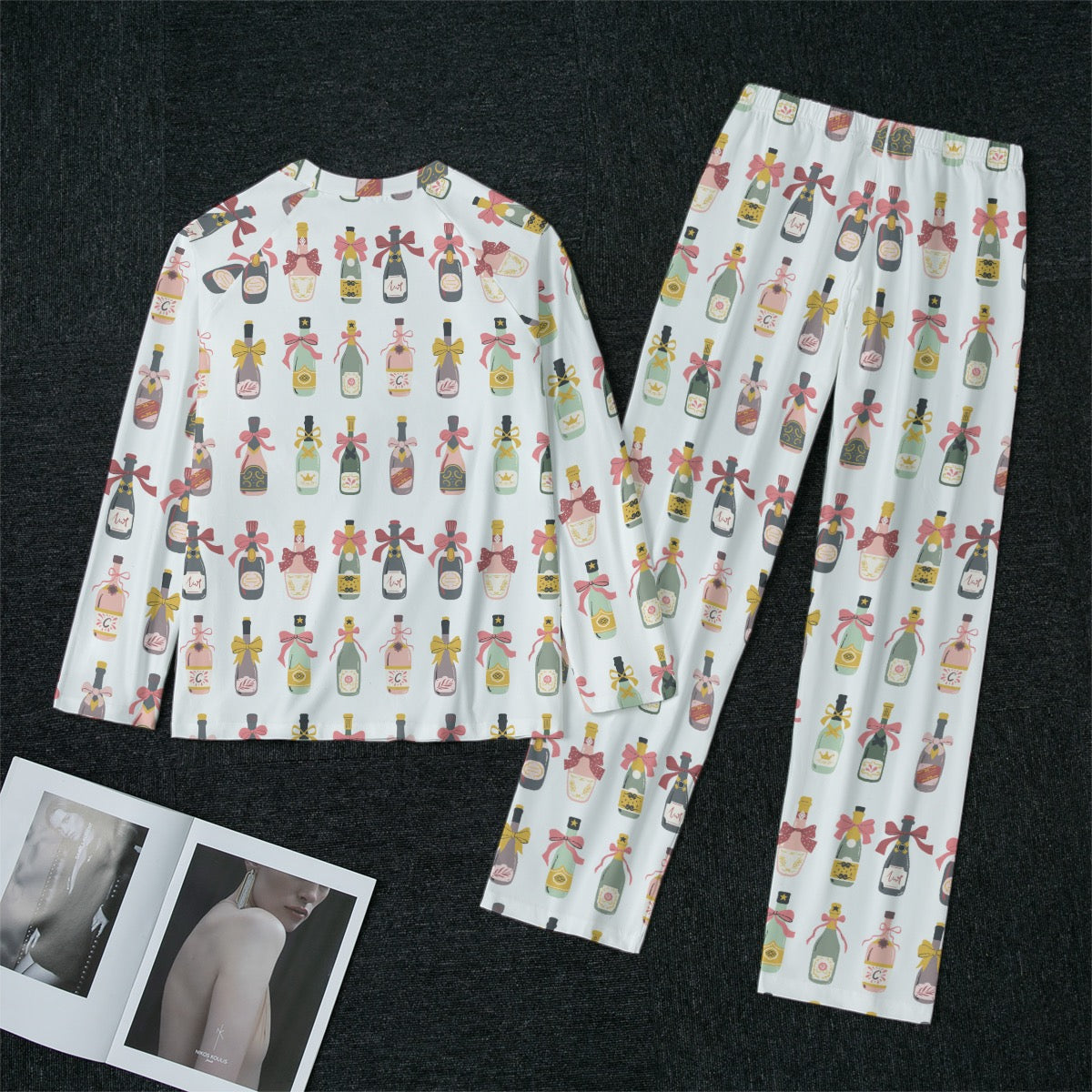 Champange Women's Raglan Sleeve Pajamas