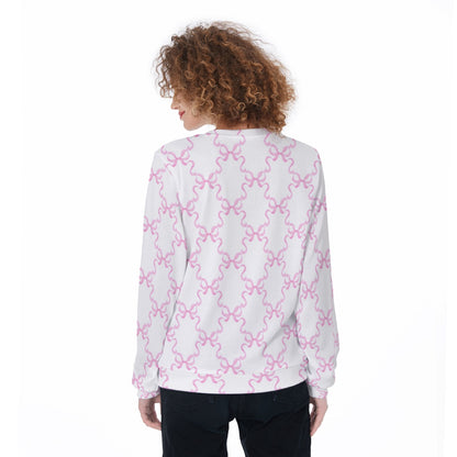 Pink Bow Women's Sweater