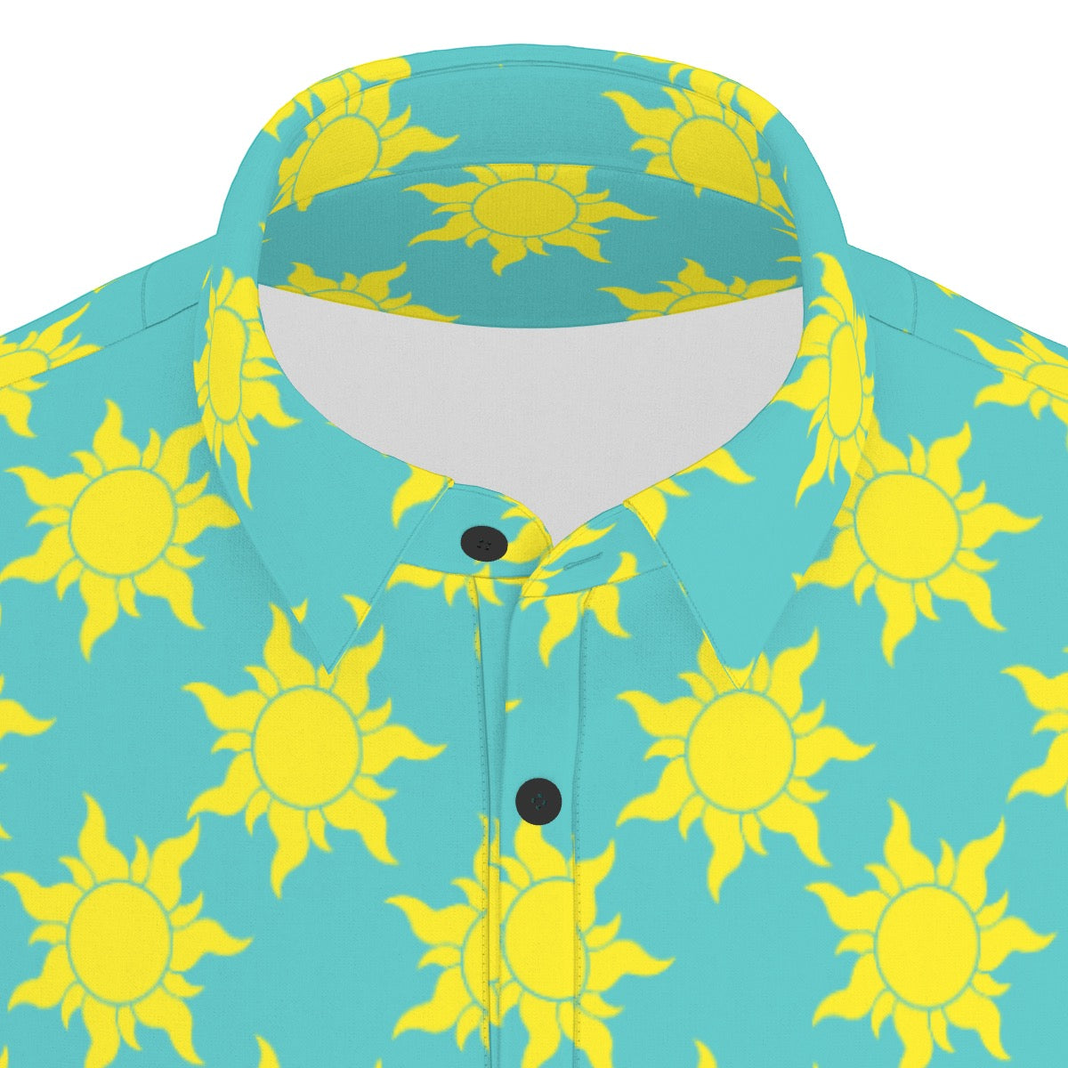 Teal Suns Men's Stretch Collar Polo Shirt