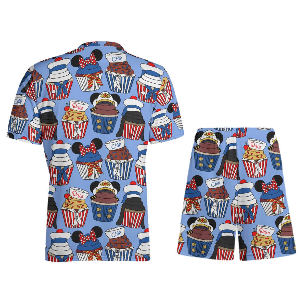 Nautical Cupcakes Children's Sports T-Shirt Set