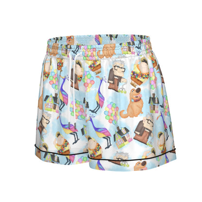 Up Women's Pajama Set With Short Sleeve
