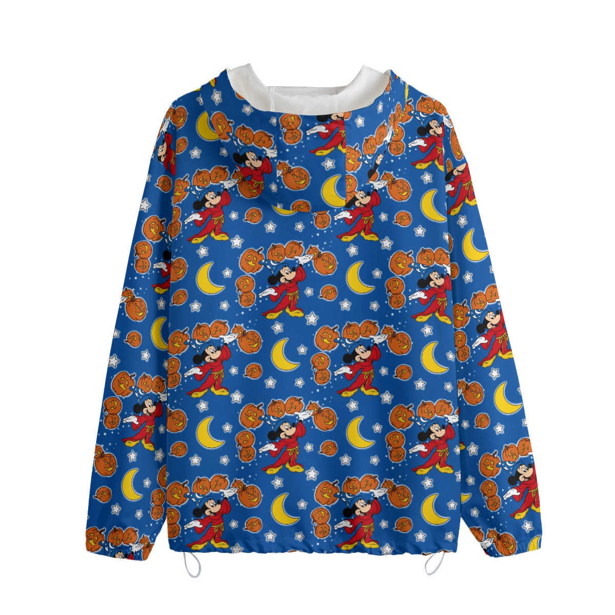 Pumpkin Sorcerer Unisex Pullover Jacket With Zipper Closure