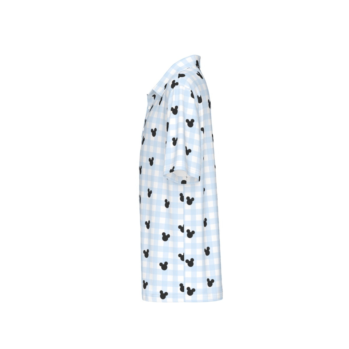 Blue Gingham Boys Polo Collar Jersey |210GSM