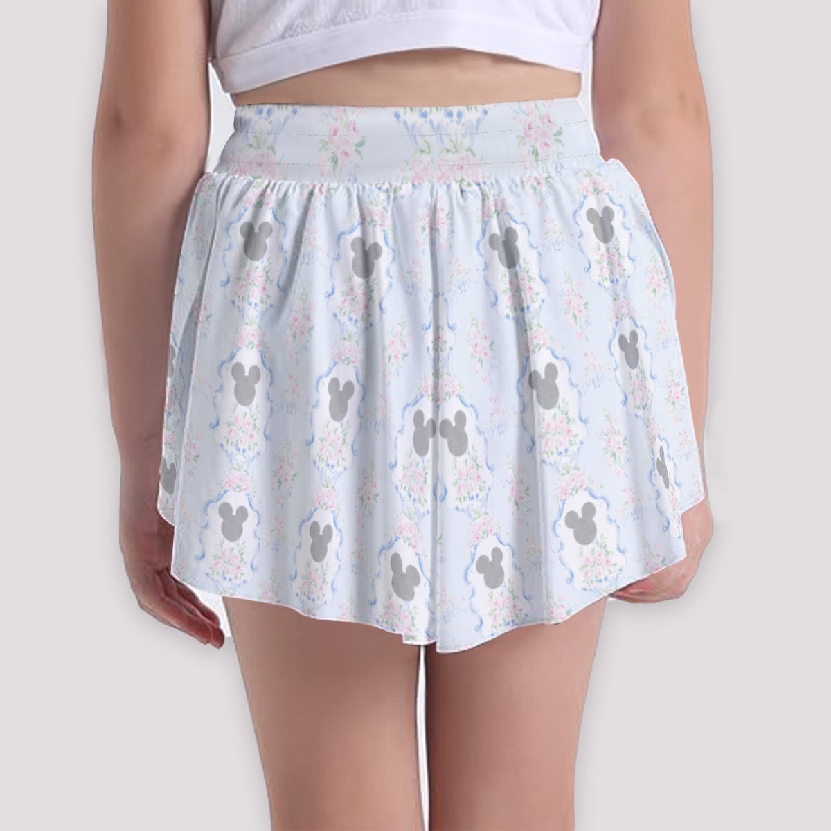 Blue Grandmillenial Girls' Sports Culottes