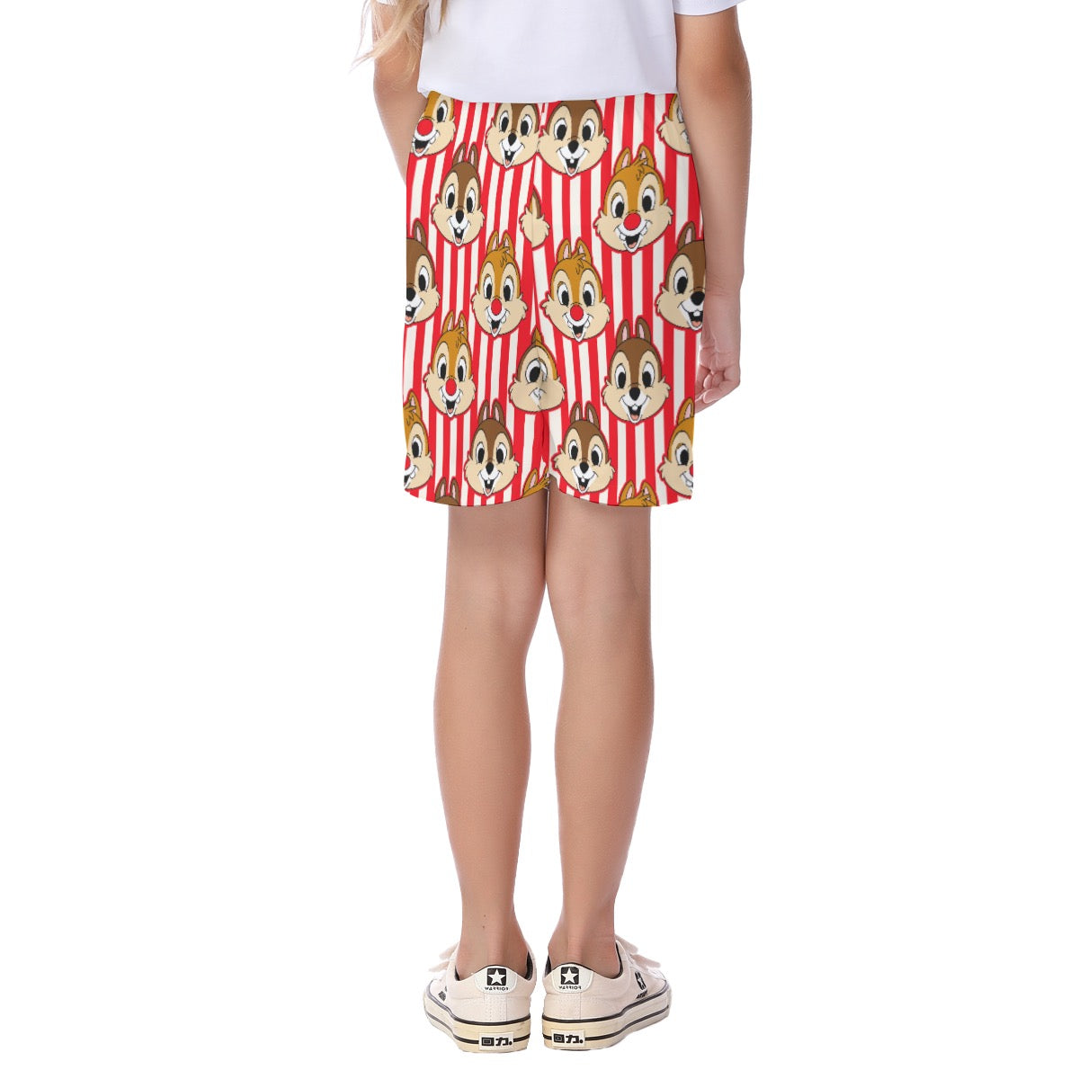 Striped Chipmunks Kid's Beach Shorts