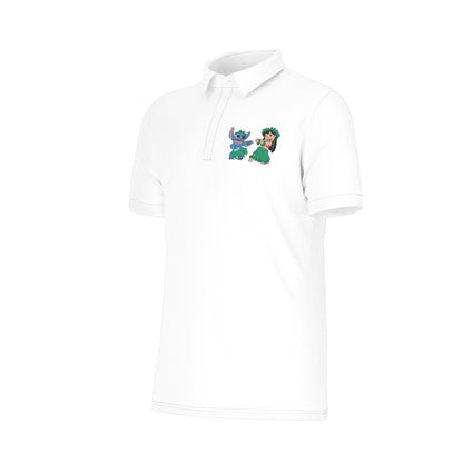 Alien & Friend Men's Stretch Collar Polo Shirt
