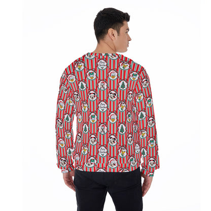 Classic Christmas Frames Men's Sweater