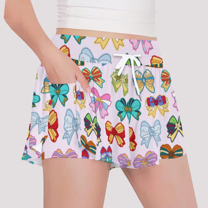 Princess Bows Girls' Sports Culottes