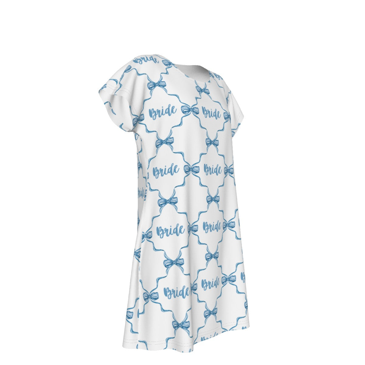 Bride [white] Women's Short Sleeve Dress