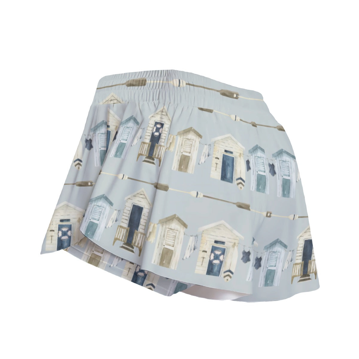 Beach Houses & Oars Women's Sport Skorts With Pocket