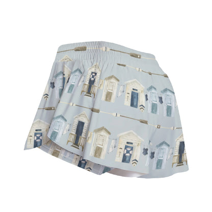 Beach Houses & Oars Women's Sport Skorts With Pocket