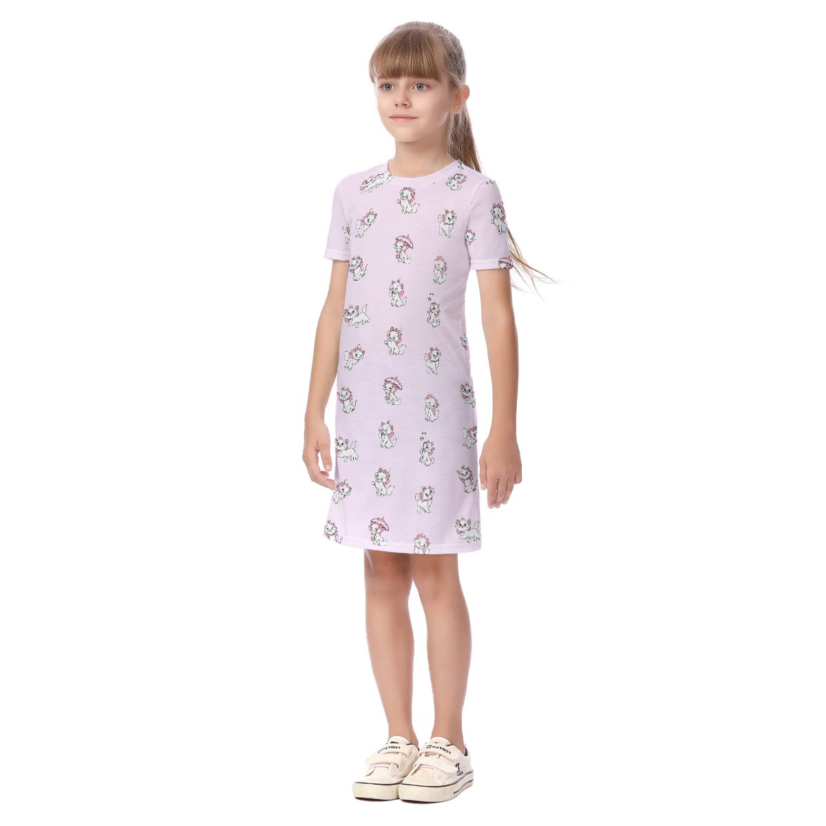 Marie Kid's Short Sleeve Dress