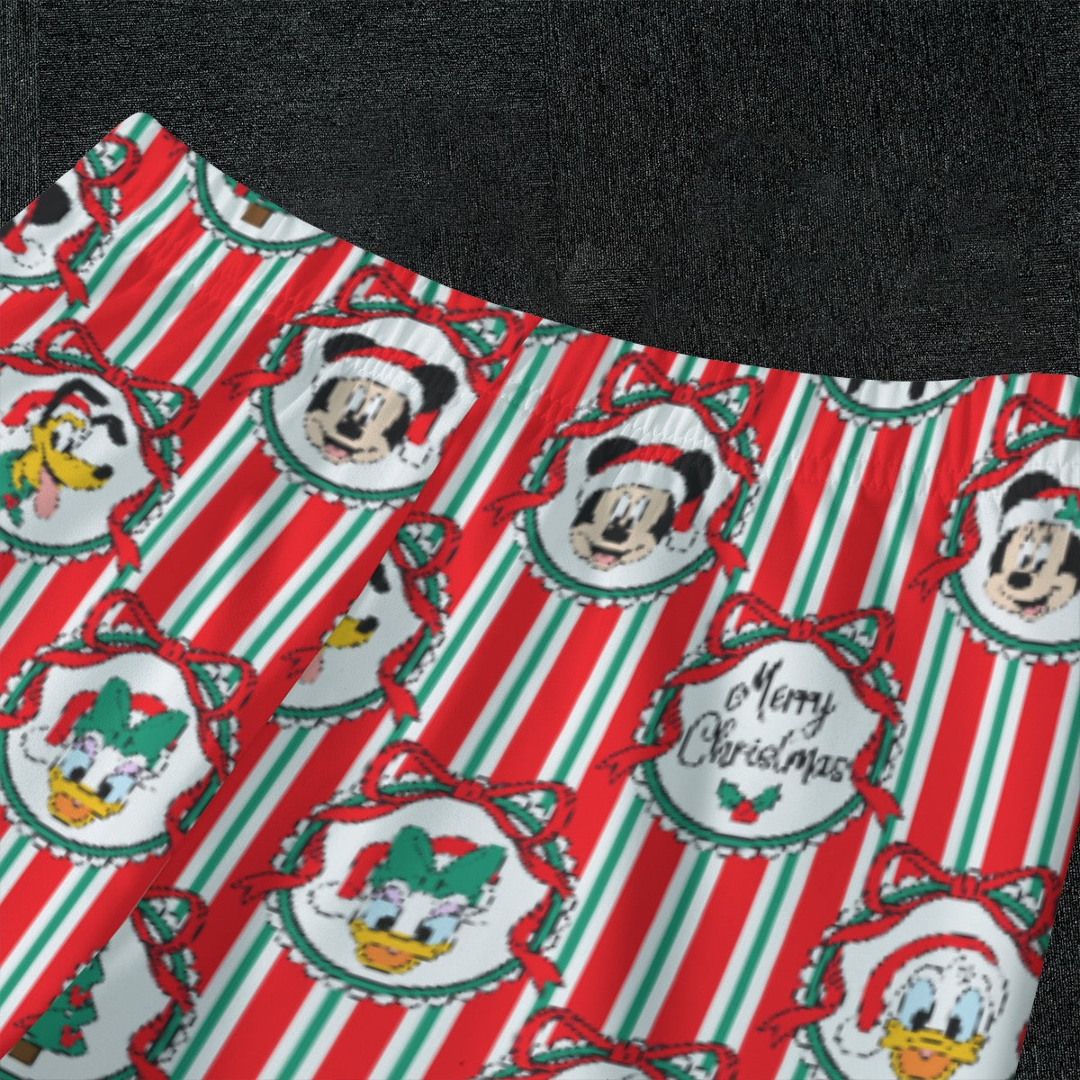 Classic Christmas Frames Kid's Raglan Sleeve Pajama Set
