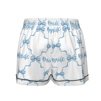 Bride [white] Women's Pajama Set With Short Sleeve