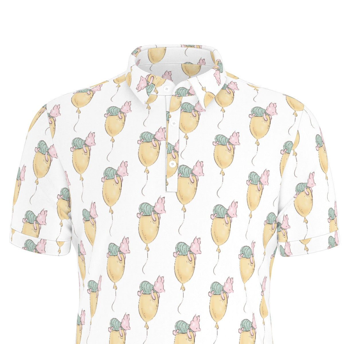 Piglet Men's Stretch Collar Polo Shirt