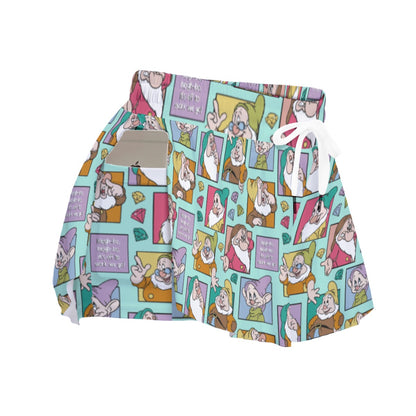 Mining Friends Women's Sport Skorts With Pocket