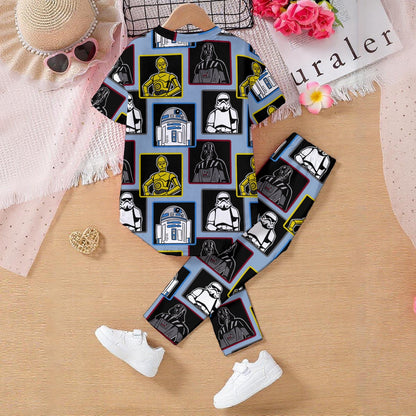 Droids & Villains Kids' Casual Top and Pants Set