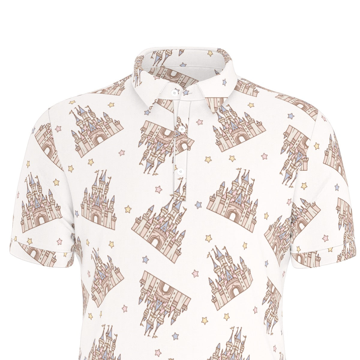 Castle Men's Stretch Collar Polo Shirt