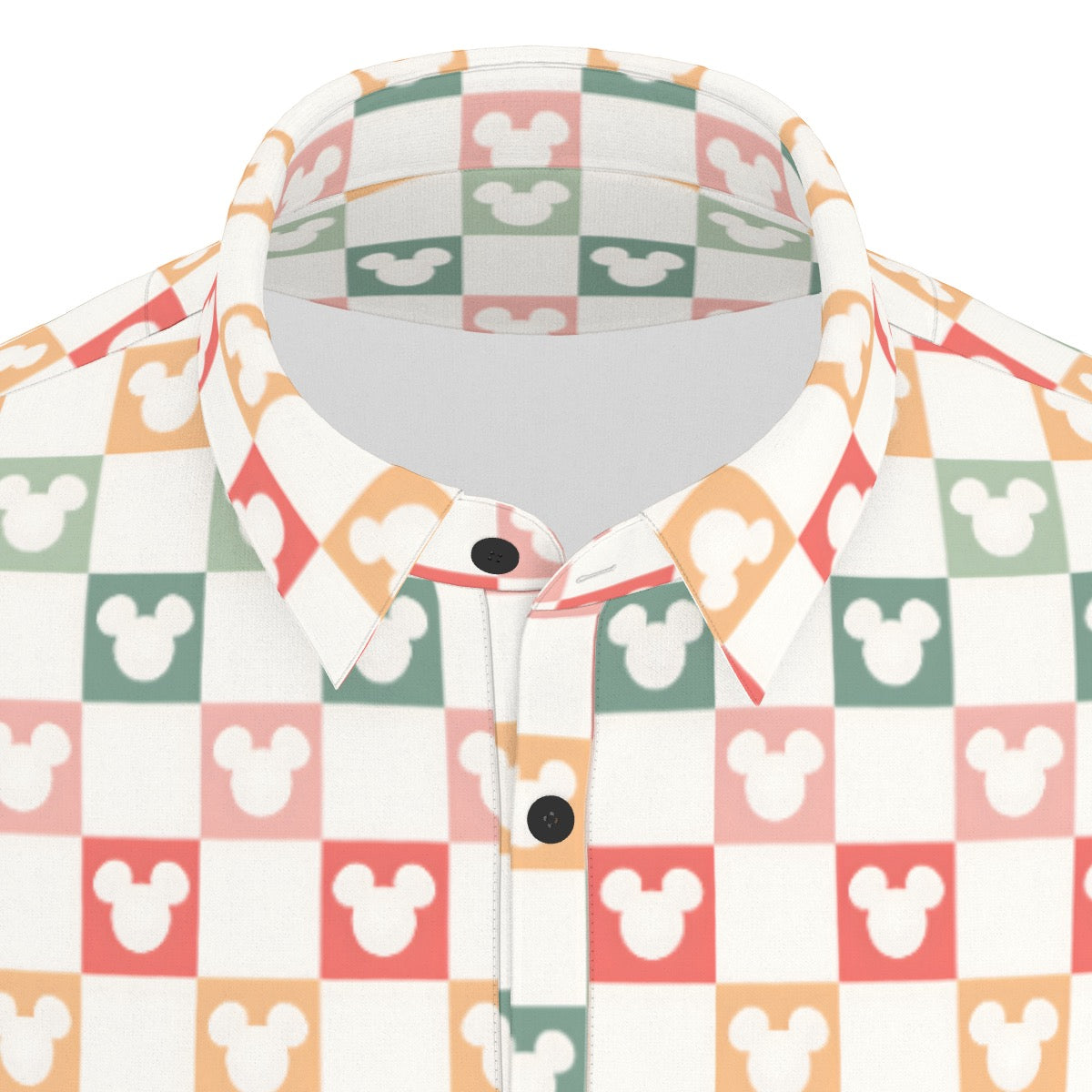 Colorful Check MM Men's Stretch Collar Polo Shirt